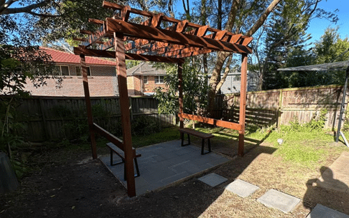 Custom timber pergola design and installation in Sydney by Home and Garden Group