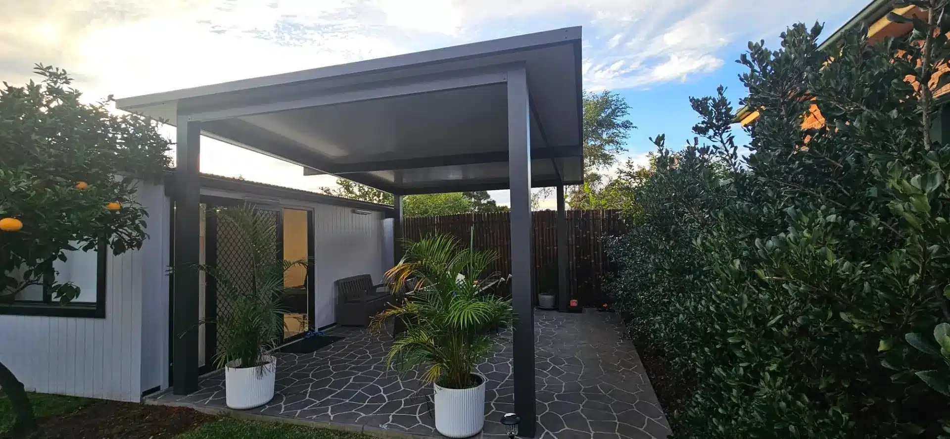 Aluminium pergola assembly and installation Sydney