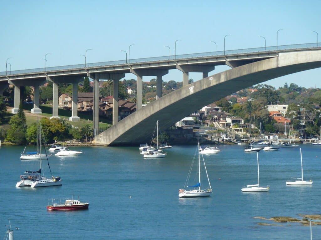 Gladesville Bridge over the Parramatta River