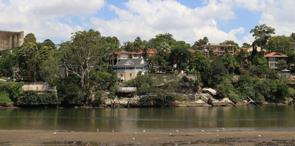 Riverside homes in Hunters Hill