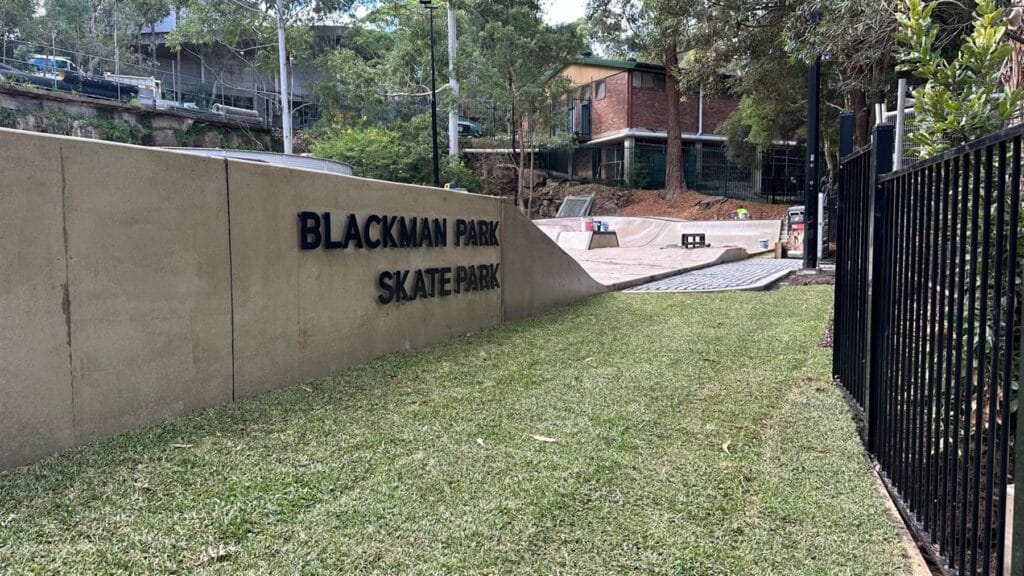 New turf at Blackman Park, Lane Cove