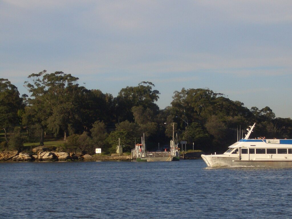 Putney punt on the Parramatta River