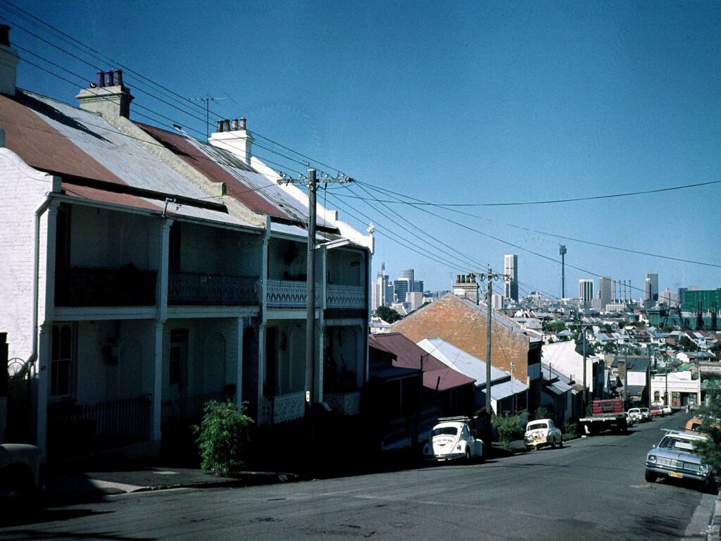 Terrace houses in Rozelle